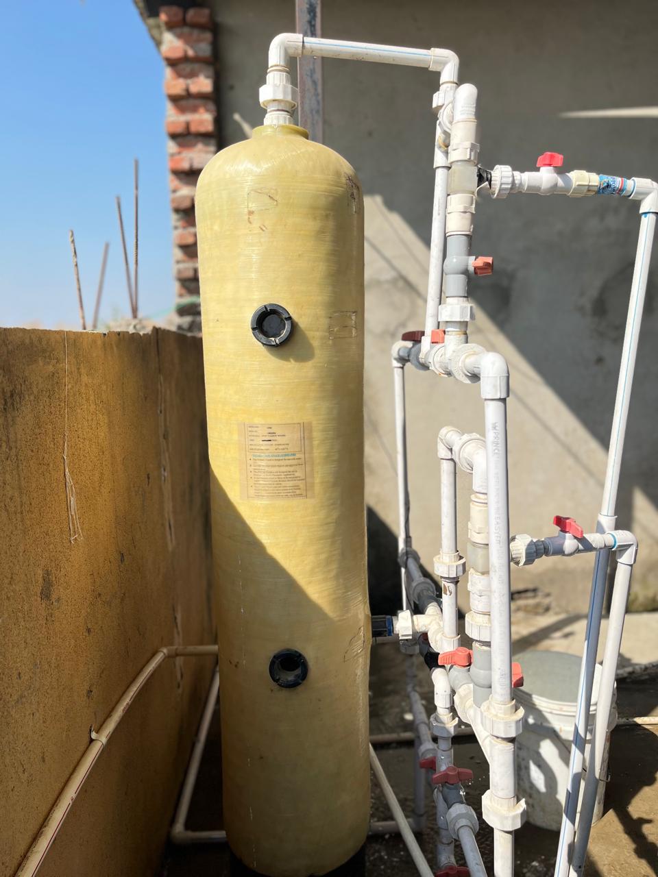 Demineralization Unit — Regeneration line · service & backwash valves